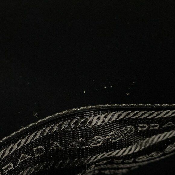 Auth PRADA - 1BA354 Black Nylon Leather Tote Bag - Picture 13 of 16
